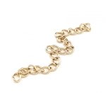 1880 Przedłużka ok 2,5cm do bransoletki łańcuszka pozłacana 18k Xuping