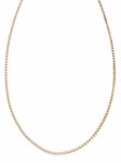 4411 Złoty łańcuszek 45cm 1,3mm stal chirurgiczna rose gold