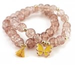 3133 Komplet bransoletek kryształki 