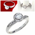 золотое кольцо 18,60 мм. золотая помолвка