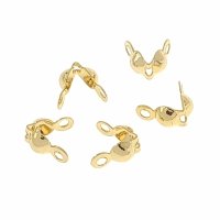 GOLD PLATED CARABINER 12MM FOR BRACELET OR CHAIN 