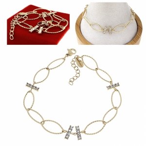 BRACELET GOLD CELEBRITY NEREZOVÁ OCEL