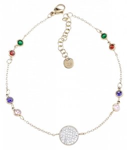 BRACELET GOLD CELEBRITY NEREZOVÁ OCEL