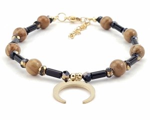 BRACELET GOLD CELEBRITY NEREZOVÁ OCEL