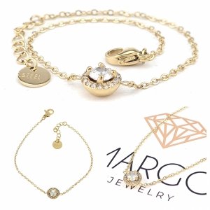 BRACELET GOLD CELEBRITY NEREZOVÁ OCEL