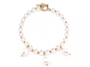BRACELET GOLD CELEBRITY NEREZOVÁ OCEL
