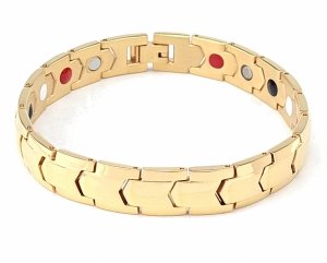 BRACELET GOLD CELEBRITY NEREZOVÁ OCEL