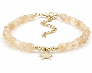 BRACELET GOLD CELEBRITY NEREZOVÁ OCEL