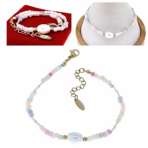 BRACELET GOLD CELEBRITY NEREZOVÁ OCEL