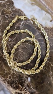 Zlatý řetízek Celebrity Pozlacený náhrdelník 14K XUPING