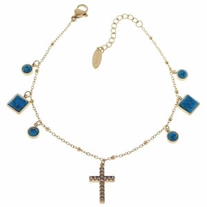 BRACELET GOLD CELEBRITY NEREZOVÁ OCEL