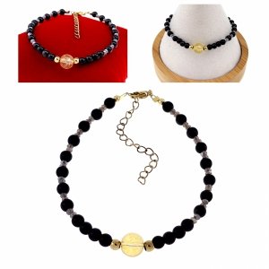 BRACELET GOLD CELEBRITY NEREZOVÁ OCEL
