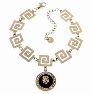 BRACELET GOLD CELEBRITY NEREZOVÁ OCEL