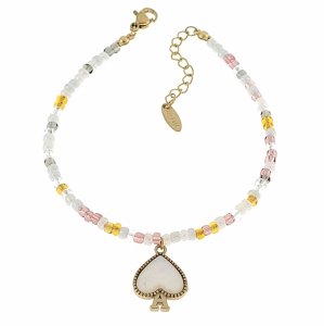 BRACELET GOLD CELEBRITY NEREZOVÁ OCEL