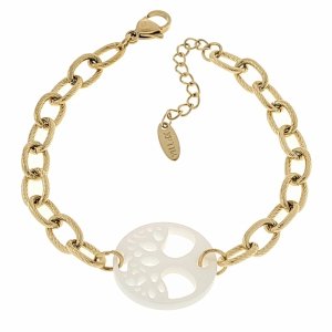 BRACELET GOLD CELEBRITY NEREZOVÁ OCEL
