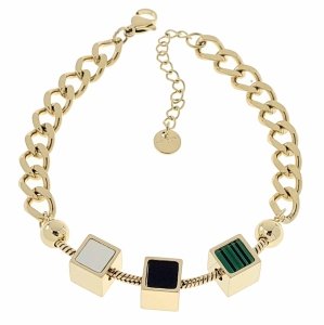 BRACELET GOLD CELEBRITY NEREZOVÁ OCEL