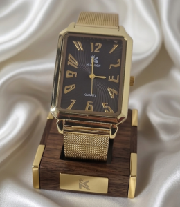 Dámské hodinky zlaté nerezové oceli kurren