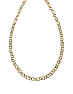Zlatý řetízek Celebrity Pozlacený náhrdelník 14K XUPING