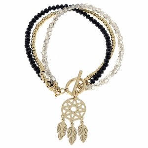 BRACELET GOLD CELEBRITY NEREZOVÁ OCEL