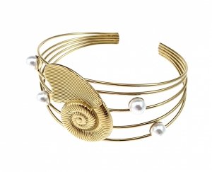 BRACELET GOLD CELEBRITY NEREZOVÁ OCEL