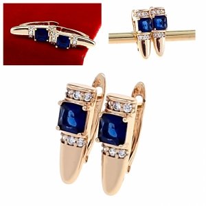 exklusive swarovski vergoldete ohrringe