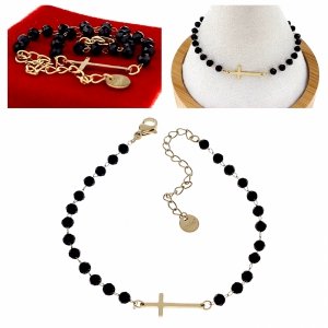 ARMBAND GOLD CELEBRITY EDELSTAHL