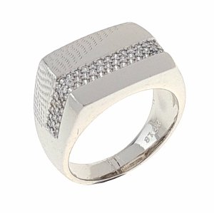 Goldring 18,00 mm. vergoldete Verlobung Xuping