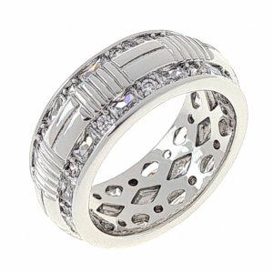 Goldring 17,00 mm. vergoldete Verlobung Xuping