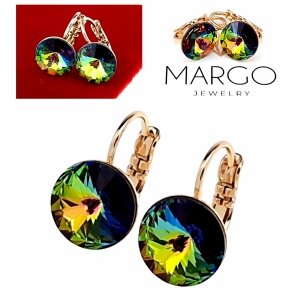 exklusive swarovski vergoldete ohrringe