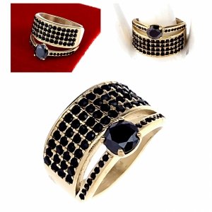 Ring 19,00 mm, goldener Edelstahl