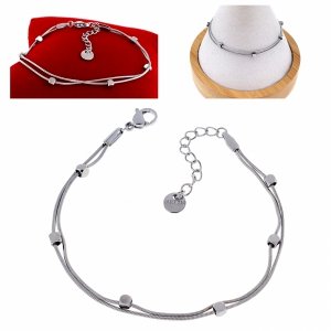 ARMBAND GOLD CELEBRITY EDELSTAHL