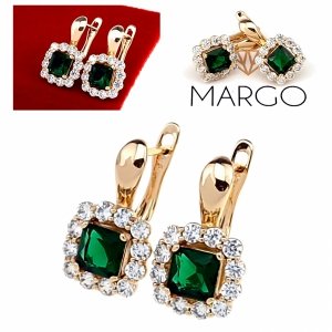 exklusive swarovski vergoldete ohrringe