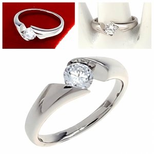 Goldring 18,60 mm. vergoldete Verlobung Xuping