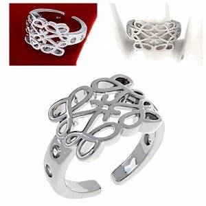 Goldring 17,00 mm. vergoldete Verlobung Xuping