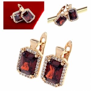 exklusive swarovski vergoldete ohrringe