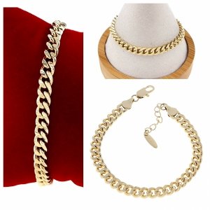 Armband aus 18 Karat vergoldetem Gold