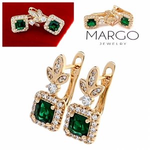 exklusive swarovski vergoldete ohrringe