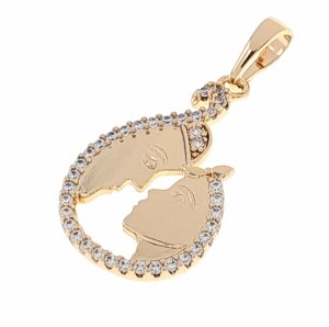Goldanhänger 18 Karat glänzendes Xuping