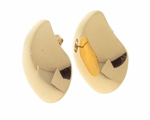 gold plated earrings with exclusive cubic zirconia