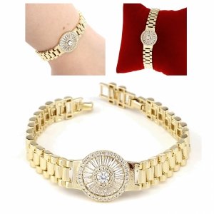 gold bracelet for a gold-plated leg
