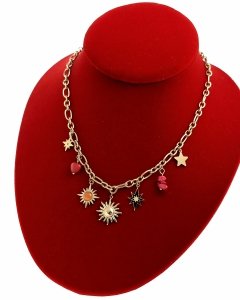 GOLD CHAIN NECKLACE celebrity STAINLESS STEEL