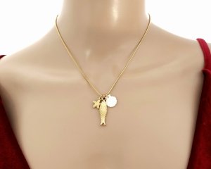 GOLD CHAIN NECKLACE celebrity STAINLESS STEEL