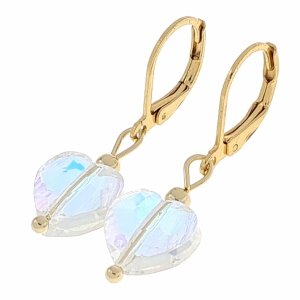 gold earrings made of stainless steel