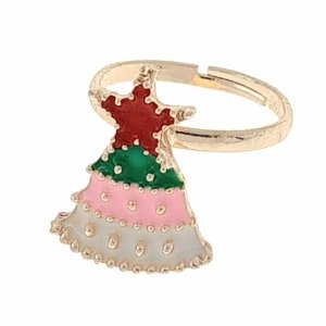gold ring 17,60mm. gold-plated engagement xuping