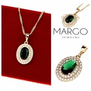 gold pendant 18k shiny xuping
