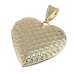 gold pendant 18k shiny xuping