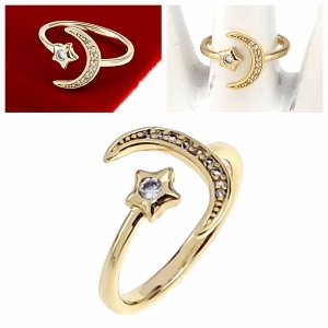 gold ring 17,00mm. gold-plated engagement xuping 