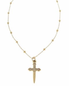 GOLD CHAIN NECKLACE celebrity STAINLESS STEEL