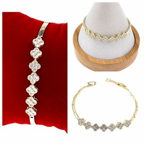 gold bracelet for a gold-plated leg