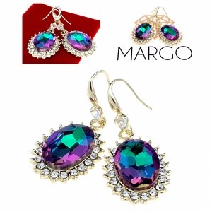 gold plated earrings with exclusive cubic zirconia